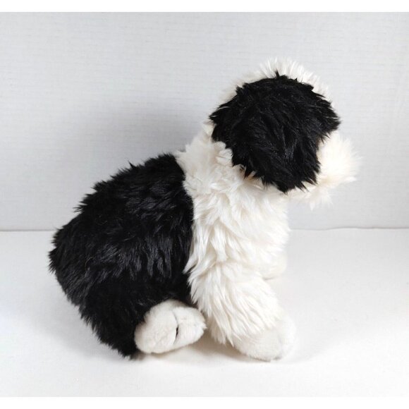 Ty Beanie Babies: POOFIE the black & white SHEEP DOG Retired 2002  No hangtag - Picture 3 of 4